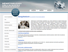 Tablet Screenshot of nemetcegalapitas.com